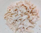 ササミと野菜の梅肉すりゴマあえ作り方2写真