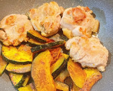 鶏肉とかぼちゃのソテー☆クリームソース★作り方9写真