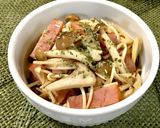 きのことベーコンのめんつゆバター炒め作り方6写真