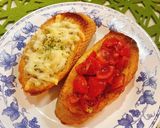 トマトバジル&しらすチーズのブルケッタ☆作り方6写真