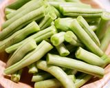 いんげんと厚揚げのピリ辛煮作り方1写真