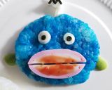 キャラおにぎり　謎の魚作り方2写真