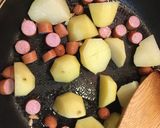 簡単！ソーセージでアスパラ和風ポテト♪作り方7写真