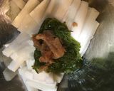 さっぱりヘルシーネバトロ梅サラダ❤︎作り方3写真