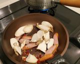 簡単すぐ！　ピリ辛高菜パスタ作り方1写真