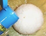 簡単☆まんまる☆タマゴと焼き豚のおにぎり作り方5写真