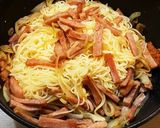 ガーリック・そうめんチャンプルー作り方3写真