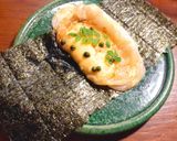 ニラ青唐辛子醤油の磯辺餅作り方4写真