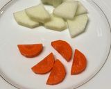 まがりたけとベビー帆立の煮物作り方3写真