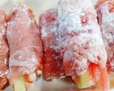 スイカの豚肉巻き作り方3写真