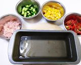 夏野菜の七夕★キラキラ寒天寄せ作り方2写真