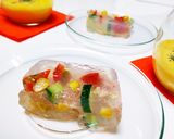 夏野菜の七夕★キラキラ寒天寄せ作り方4写真