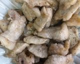 とんかつ用肉の黒酢酢豚作り方4写真