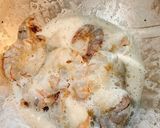 ☆海老チリとろっと茄子の半熟卵丼☆作り方7写真