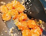 ☆海老チリとろっと茄子の半熟卵丼☆作り方9写真