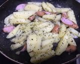 バジル&ガーリック風味のジャーマンポテト作り方4写真