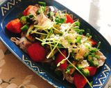 夏野菜と冷しゃぶのさっぱりポン酢作り方6写真