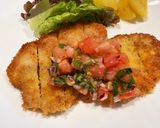 薄切り豚ロースのミラノ風カツレツ作り方7写真