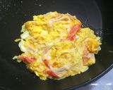 卵で簡単◎キャベツでかさ増し天津丼作り方3写真