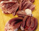 鶏ハツ煮☆簡単作り方1写真