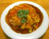 卵で簡単◎キャベツでかさ増し天津丼作り方6写真