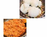 野菜嫌いな子供も食べるオムライス♬作り方2写真