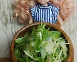 リカちゃん♡水菜と林檎の甘酸っぱドレ和え作り方10写真
