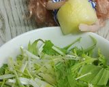 リカちゃん♡水菜と林檎の甘酸っぱドレ和え作り方3写真
