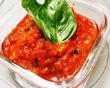 手作りピザ生地&トマトソース✨夏野菜ピザ作り方8写真