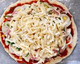 手作りピザ生地&トマトソース✨夏野菜ピザ作り方11写真