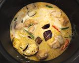 あごだしつゆのグリーンカレー作り方6写真