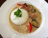 あごだしつゆのグリーンカレー作り方7写真