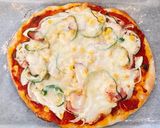 手作りピザ生地&トマトソース✨夏野菜ピザ作り方13写真