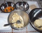 アーモンドチョコバナナマーブルケーキ作り方1写真