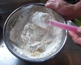 アーモンドチョコバナナマーブルケーキ作り方7写真