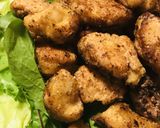 フライパン揚げ焼きで作る鶏むね肉の唐揚げ作り方4写真