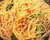 ブロッコリーとベーコンのトマトパスタ作り方4写真