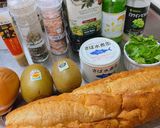 ❁キウイマリネとサバ缶リエットのサンド❁作り方1写真