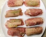 お餅とキウイの肉巻きキウイ醤油ダレ作り方2写真