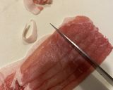キウイと柔らか豚肉の洋風生姜焼き作り方1写真