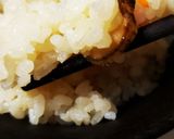 冷凍ホタテで～めんつゆ簡単炊き込みご飯作り方6写真