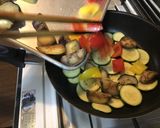 生麩レシピ　なま麸と夏野菜炒め作り方4写真