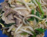 豚肉ともやしのキムチ炒め作り方4写真