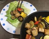 生麩レシピ　なま麸と夏野菜炒め作り方6写真
