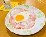簡単！キレイにできる♪花形ハムエッグ〜☆作り方6写真