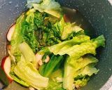☆レタスときのこの餡掛けチャーハン☆作り方6写真