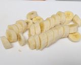 バナナとキャラメルのチーズケーキ作り方6写真