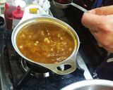 トロトロホルモンカレー キウイいり作り方3写真