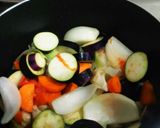 夏野菜で無水カレー作り方6写真