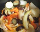 夏野菜で無水カレー作り方8写真